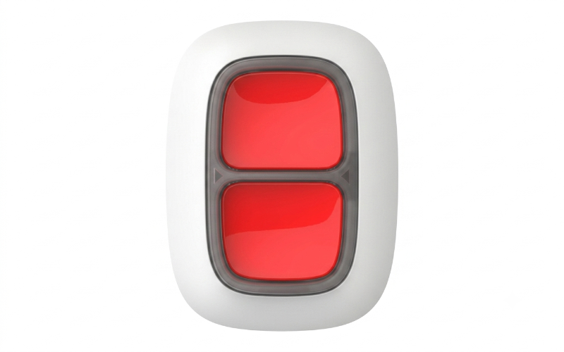 AJAX DOUBLEBUTTON WIRELESS HOLD-UP DEVICE WHITE AJAX-38103-WHITE
