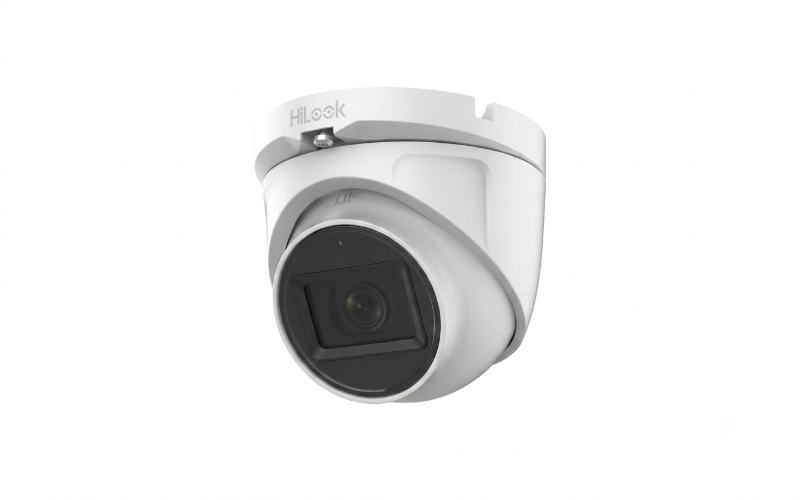 2MP HIKVISION HILOOK DOME OUTDOOR AOC CAMERA WITH BUILT IN MIC 2.8MM WHITE THC-T120-MS