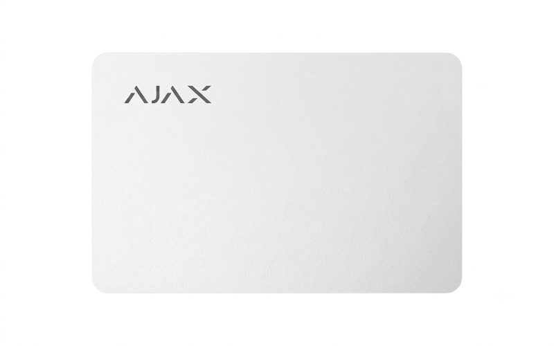 AJAX ENCRYPTED CONTACTLESS CARD FOR KEYPAD PACK OF 10 AJAX-23500-WHITE