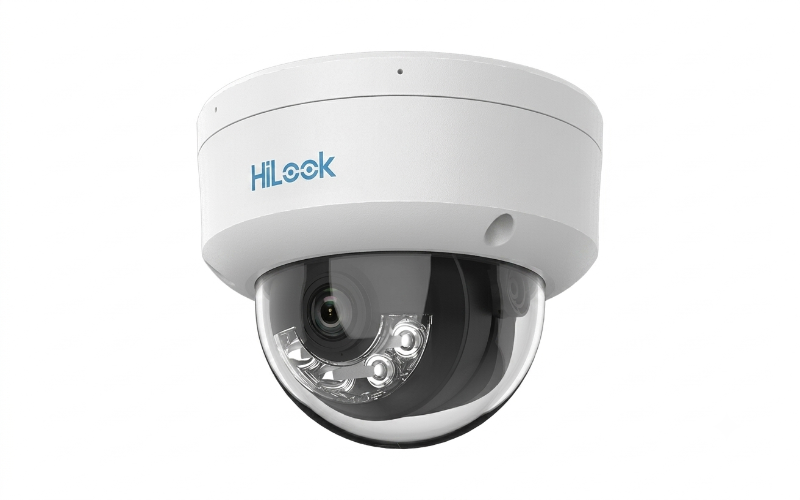 4MP HIKVISION HILOOK VANDAL RESISTANT DOME IP POE COLORVU3.0 CAMERA WITH SMART HYBRID LIGHT 2.8MM WHITE IPC-D149HAA-LU-2.8MM-WHITE