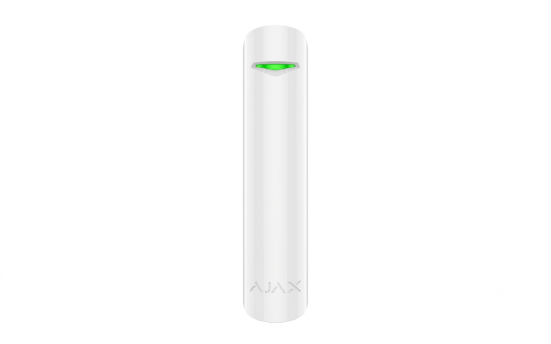 AJAX GLASSPROTECT JEWELLER WIRELESS GLASS BREAK DETECTOR WITH MICROPHONE WHITE AJAX-130351