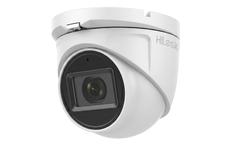 5MP HIKVISION HILOOK DOME OUTDOOR WITH BUILT-IN MIC AOC CAMERA 2.8MM WHITE THC-T150-MS-2.8MM