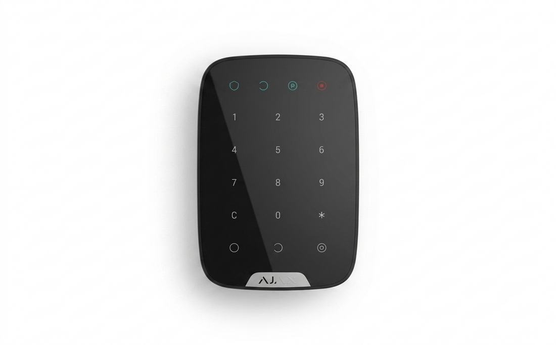 AJAX WIRELESS TOUCH KEYPAD BLACK AJAX-38248-BLACK
