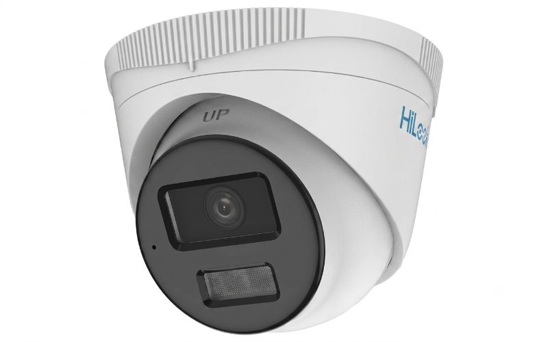 2MP HIKVISION HILOOK DOME IP POE OUTDOOR COLORVU CAMERA WITH SMART HYBRID LIGHT 2.8MM WHITE IPC-T229HA-LU-2.8MM