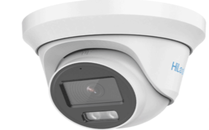 5MP-3K HIKVISION HILOOK COLORVU DOME OUTDOOR AOC CAMERA WITH BUILT IN MIC 2.8MM WHITE THC-T259-MS