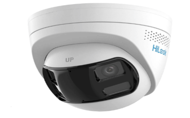 8MP HIKVISION HILOOK IP DOME DUAL-LENS OUTDOOR COLORVU CAMERA WITH SMART HYBRID LIGHT WHITE IPC-T280HAD-LUF/SL(2mm)