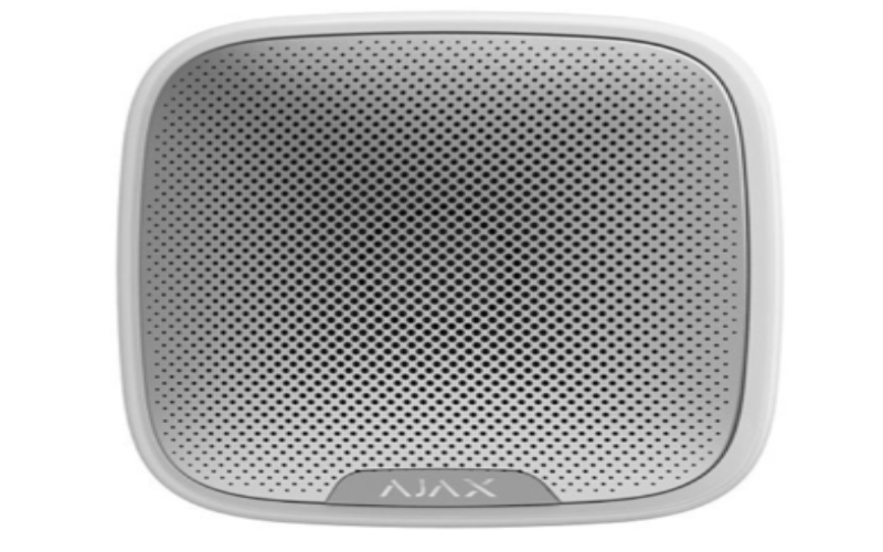 AJAX OUTDOOR WIRELESS SIREN WITH LED FRAME WHITE AJAX-22900-WHITE